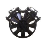 10HP 43CFM Displacement  2 Stage Reciprocating Pressure Lubricated Bare Pump w/Flywheel