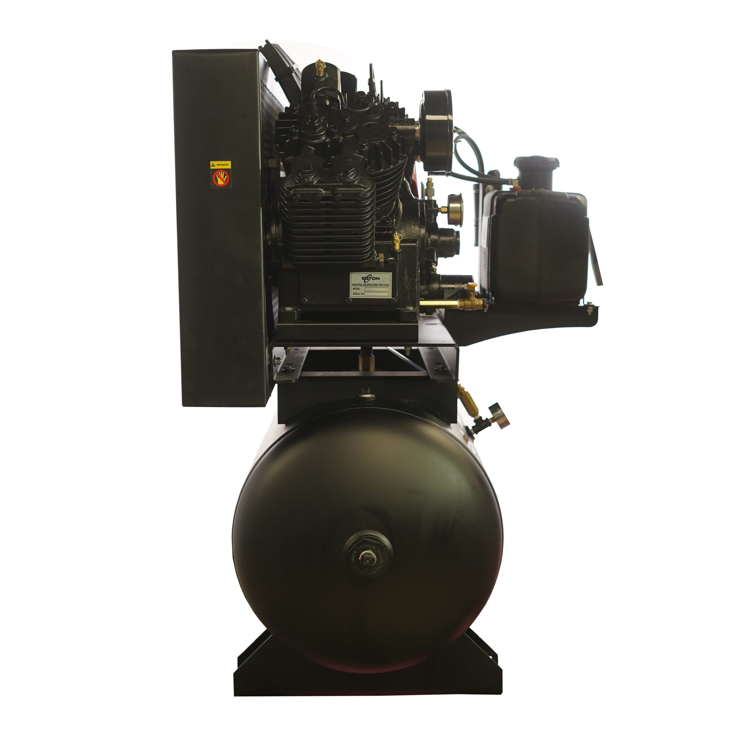 EMAX Honda GX Gas Driven w/Electric Start 18HP V4 39CFM Pressure Lubricated 60 Gal.Truck Mount Stationary Air Compressor - Image 2