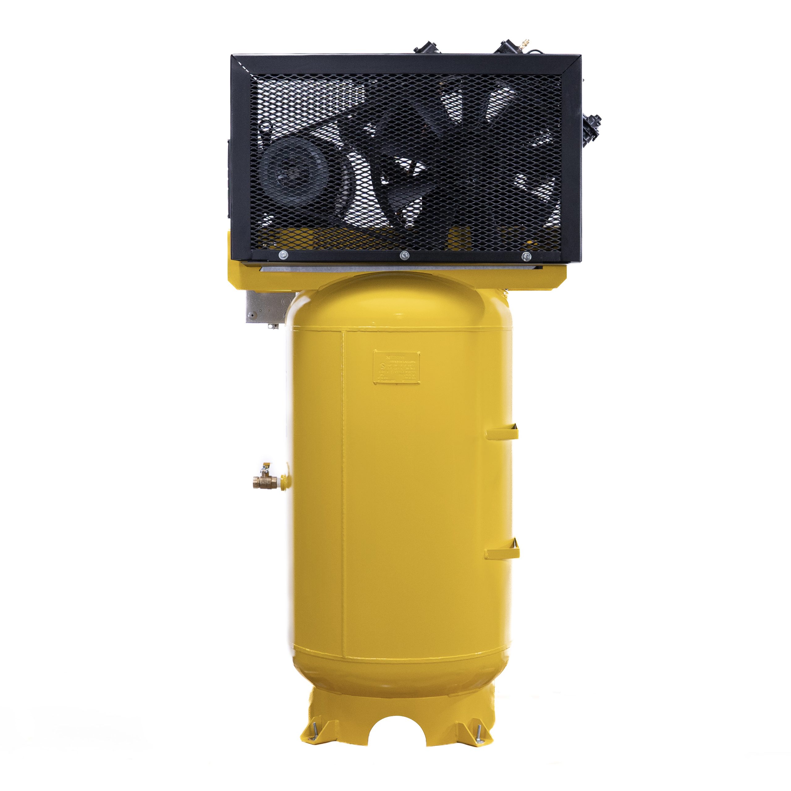 EMAX Industrial 10HP 38CFM 1-Phase 80 gal. Vertical Industrial Electric Air Compressor-w/Pressure Lube Pump,w/Isolator Pads - Image 5