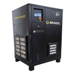 EMAX 10HP 3PH 208V 39CFM Fixed Speed Industrial Rotary Screw Compressor-Cabinet Only -60,000 HR pump life