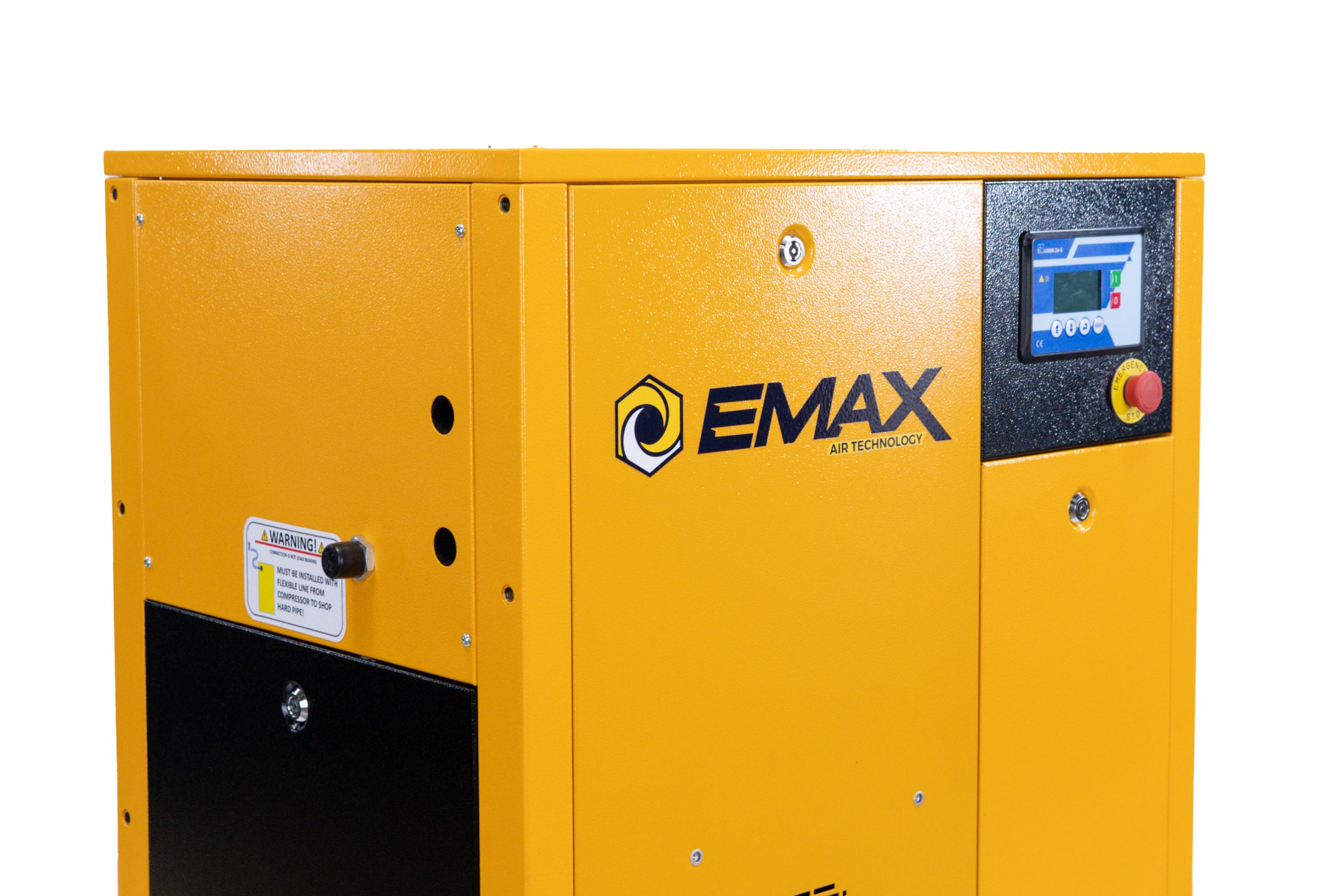 EMAX 5HP 1PH 19CFM Energy Efficient Variable Speed Industrial Rotary Screw Compressor-Cabinet Only -100,000 HR pump life - Image 3
