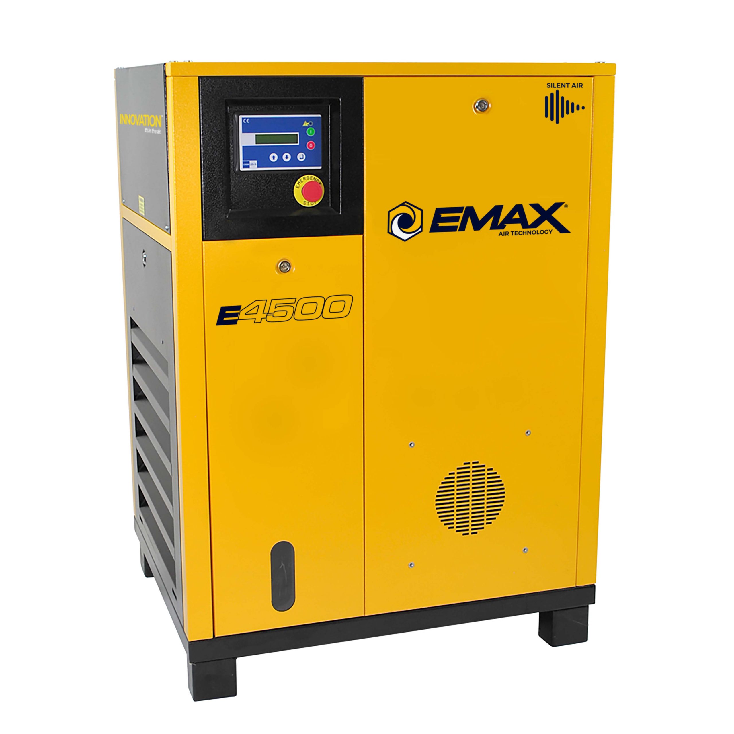 EMAX 10HP 3PH 460V 45CFM Energy Efficient Variable Speed Industrial Rotary Screw Compressor-Cabinet Only -100,000 HR pump life