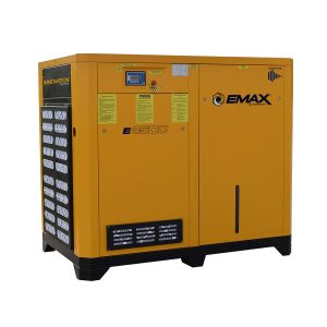 EMAX 75HP 3PH 460V 353CFM Energy Efficient Variable Speed Industrial Rotary Screw Compressor-Cabinet Only -100,000 HR pump life