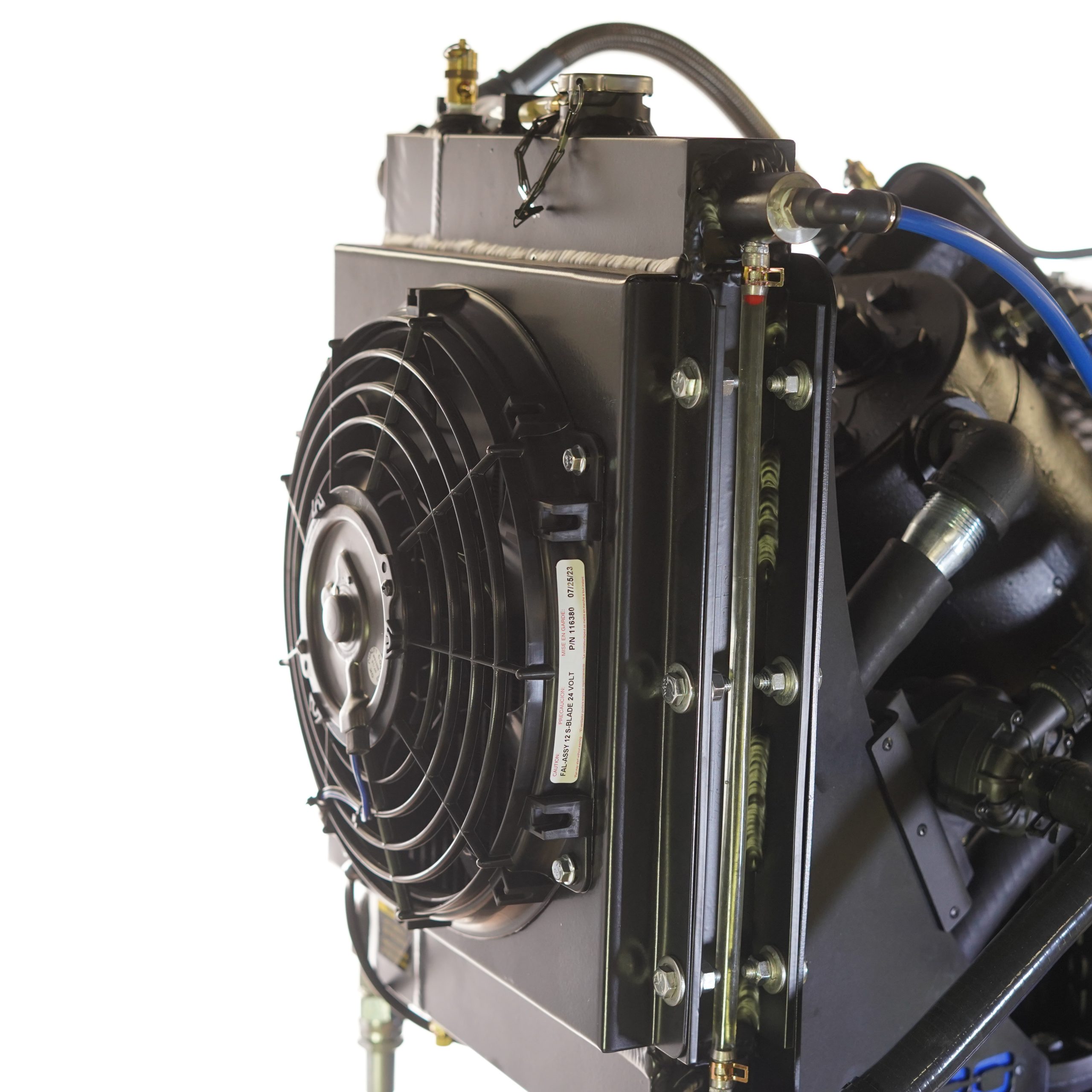 EMAX Hydro SMART AIR® Silent Air 10HP 38CFM 3 Phase 208 Volt 2-Stage 80 Gal. Air Compressor-W/ Pressure Lube Pump , Isolator Pads, Belt Tensioner, Continuous Run, Auto Drain, Water cooled pump, Radiator, Smart PLC, low Oil Shutdown, 100% Duty Cycle,With WIFI Connection - Image 7
