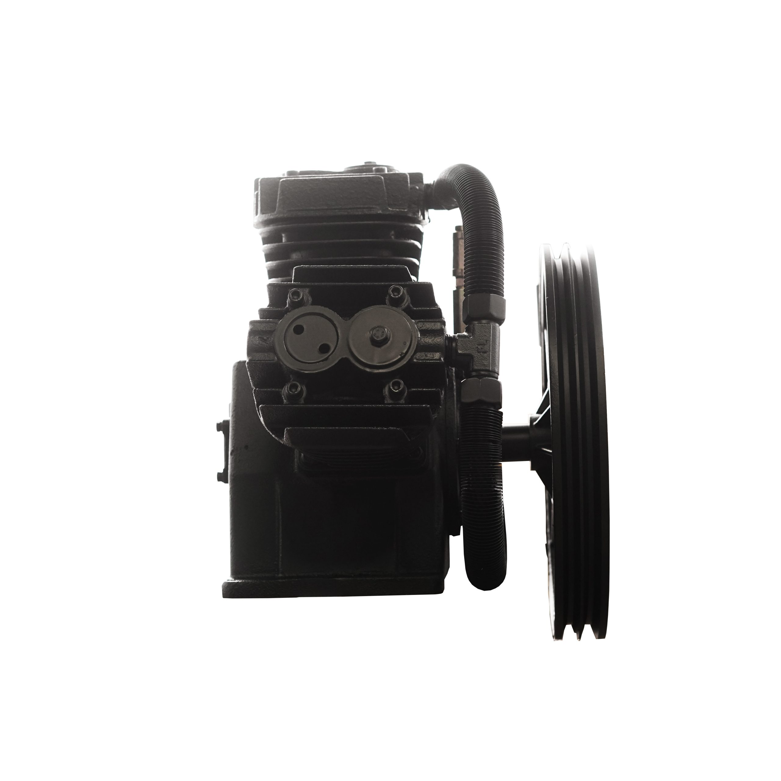 7.5HP 32CFM Displacement 2 Stage Reciprocating Splash Lube Bare Pump w/Flywheel - Image 2